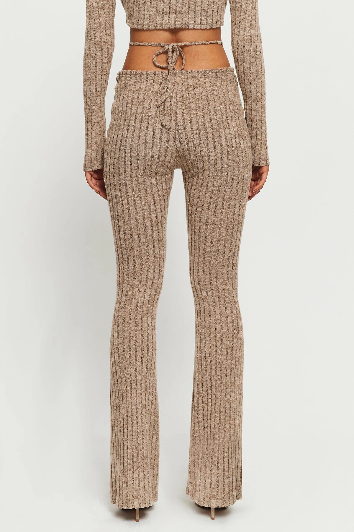 SOLADO Stripe Knitted Tie Detail Draped Straight Pants 9 SOLADO Stripe Knitted Tie Detail Draped Straight Pants - Image 7