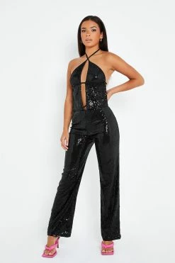 SOLADO Sequin Asymmetric Waist Tie Side Straight Pants 14 SOLADO Sequin Asymmetric Waist Tie Side Straight Pants -solado Sales Store 285510202208251513316307211b4cbe7 1800x1800