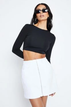 Solado Zipper Front Dual Pocket Solid Denim Skirt -solado Sales Store 3 af63cb0f 8cfa 4f60 be54 f3c5845a758b 1800x1800