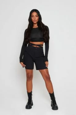 Solado High Waist Cross Tie Solid Knee Length Shorts -solado Sales Store 5 7f5cbfba 5ea6 4821 b44b 459a0417dfd7 1800x1800