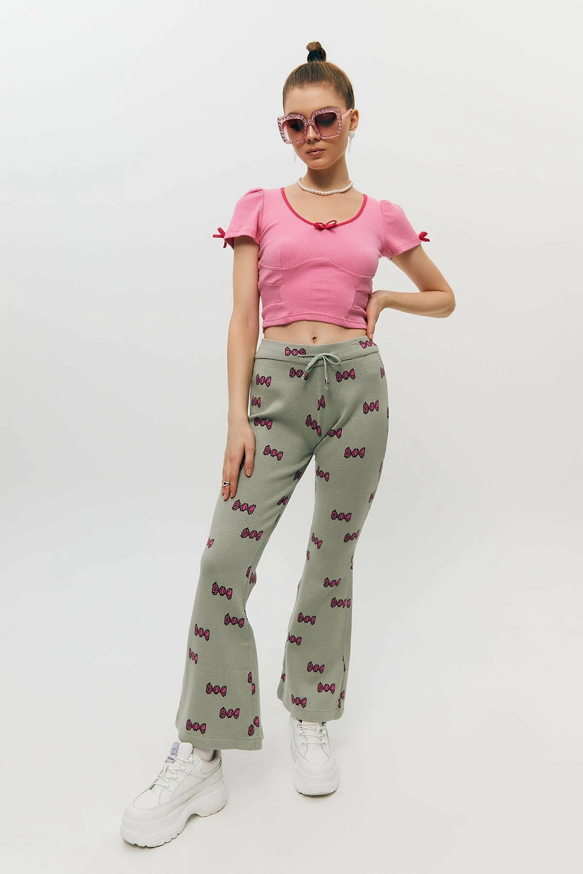 Solado Candy Print Drawstring Joggers 8 Solado Candy Print Drawstring Joggers - Image 6