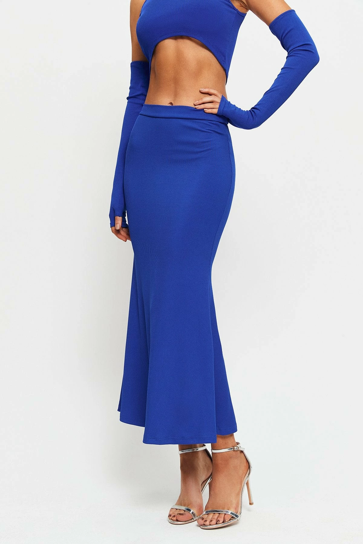 SOLADO High Waist Bodycon Mermaid Maxi Skirt 4 SOLADO High Waist Bodycon Mermaid Maxi Skirt - Image 2