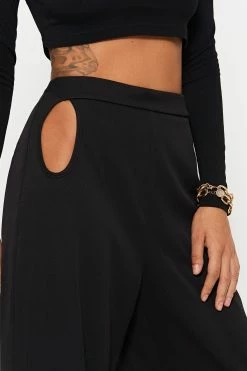 SOLADO High Waist Cut Out Draped Solid Suit Pants -solado Sales Store jpeg 0616e666 4be8 4b30 908f 36c8595b32e4 1800x1800