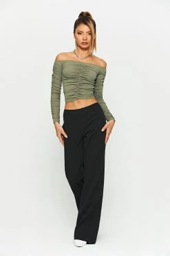 SOLADO Basic Low Waist Solid Flared Pants -solado Sales Store jpeg 0adbcd98 3de5 4a2e b291 03fa92571a50 1800x1800