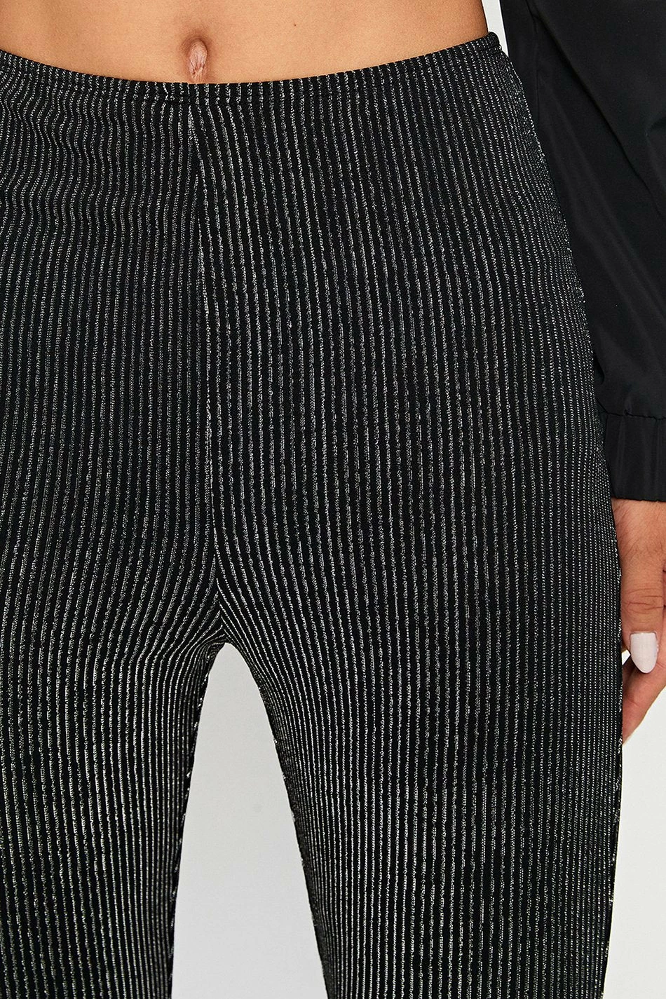 Solado High Waist Bronzing Ribbed Flared Pants 7 Solado High Waist Bronzing Ribbed Flared Pants - Image 5