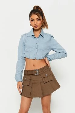 Solado High Waist Pocket Patched Mini Skirt With Belt -solado Sales Store jpeg 110f15cf bd0e 4fee 804e 5fa61ea50c90 1800x1800