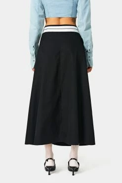 SOLADO Lapel Waist Colorblock A-Line Maxi Skirt -solado Sales Store jpeg 11ac3c3b 74ed 4682 933d 4a2f3629b3a0 1800x1800