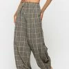 SOLADO High Waist Check Print Ruched Straight Pants -solado Sales Store jpeg 1d0ec35e 223b 4026 9fde 02e06a9e558f 1800x1800