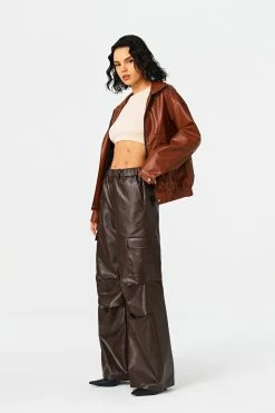 SOLADO Pocket Patched Ruched PU Leather Wide Leg Pants -solado Sales Store jpeg 1f081457 91f6 4783 bd33 26d807dea2e7 1800x1800