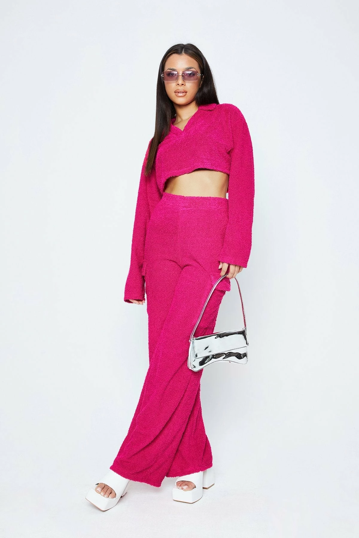 SOLADO High Waist Pocket Patched Fluffy Straight Pants 5 SOLADO High Waist Pocket Patched Fluffy Straight Pants - Image 3