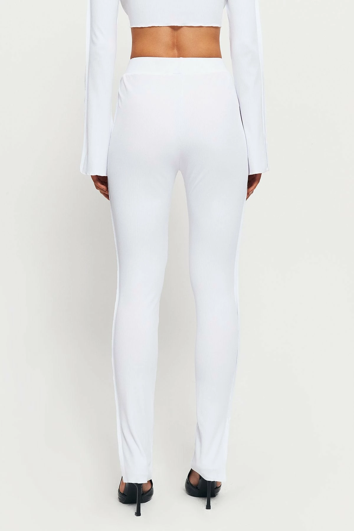 SOLADO High Waist Seam Detail Split Hem Skinny Pants 9 SOLADO High Waist Seam Detail Split Hem Skinny Pants - Image 7