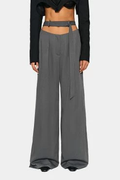 SOLADO Low Waist Tie Detail Solid Wide Leg Pants -solado Sales Store jpeg 323736be 331b 47c3 80b8 ebee31f81694 1800x1800