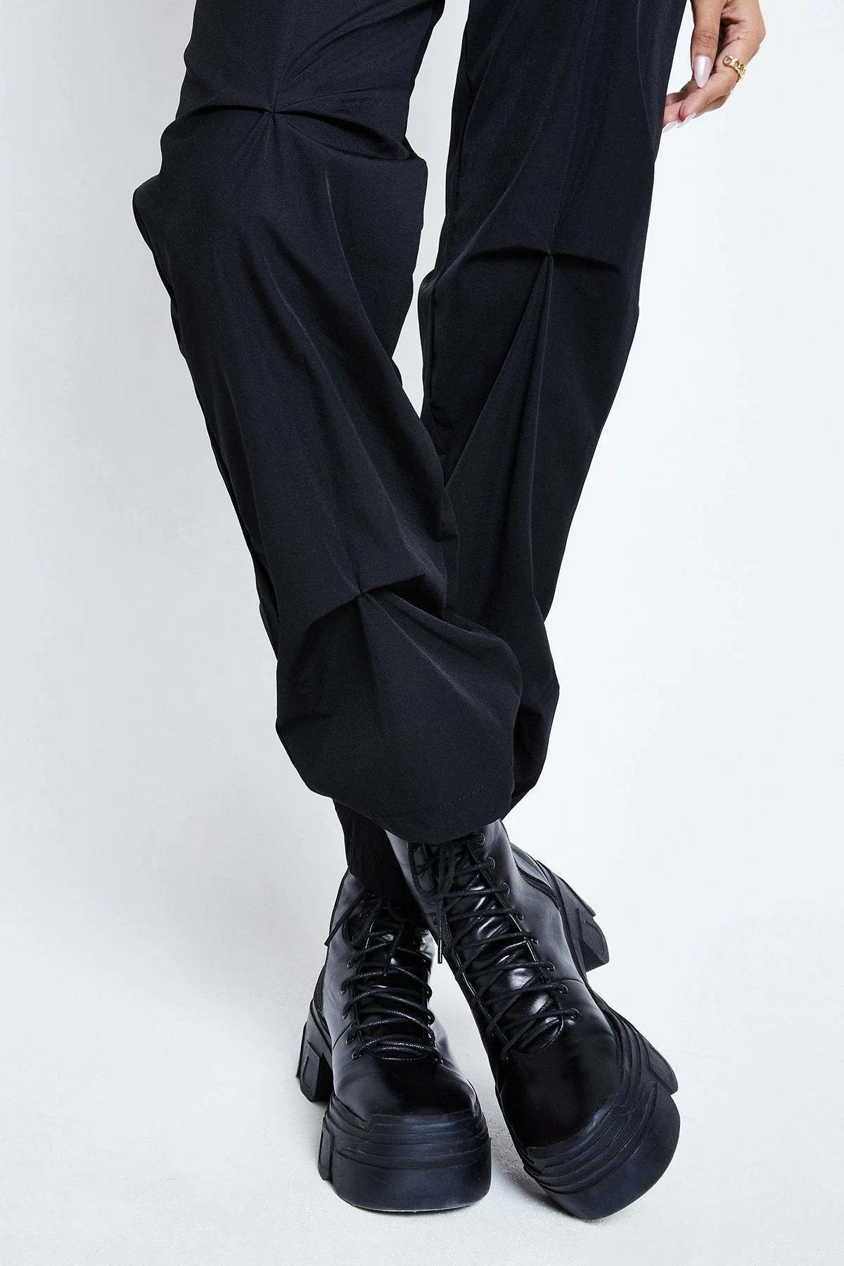 Solado High Waist Ruched Decor Solid Skinny Pants 7 Solado High Waist Ruched Decor Solid Skinny Pants - Image 5