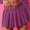 SOLADO Low Waist Pleated Mini Skirt With Rhinestone Decor Belt -solado Sales Store jpeg 3b1e1062 059b 47e2 8404 ee06fadb6692 1800x1800