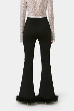SOLADO High Waist Feather Trim Flared Pants 15 SOLADO High Waist Feather Trim Flared Pants -solado Sales Store jpeg 3dce3859 69ce 4ac9 b20d 613fec2ae8a8 1800x1800