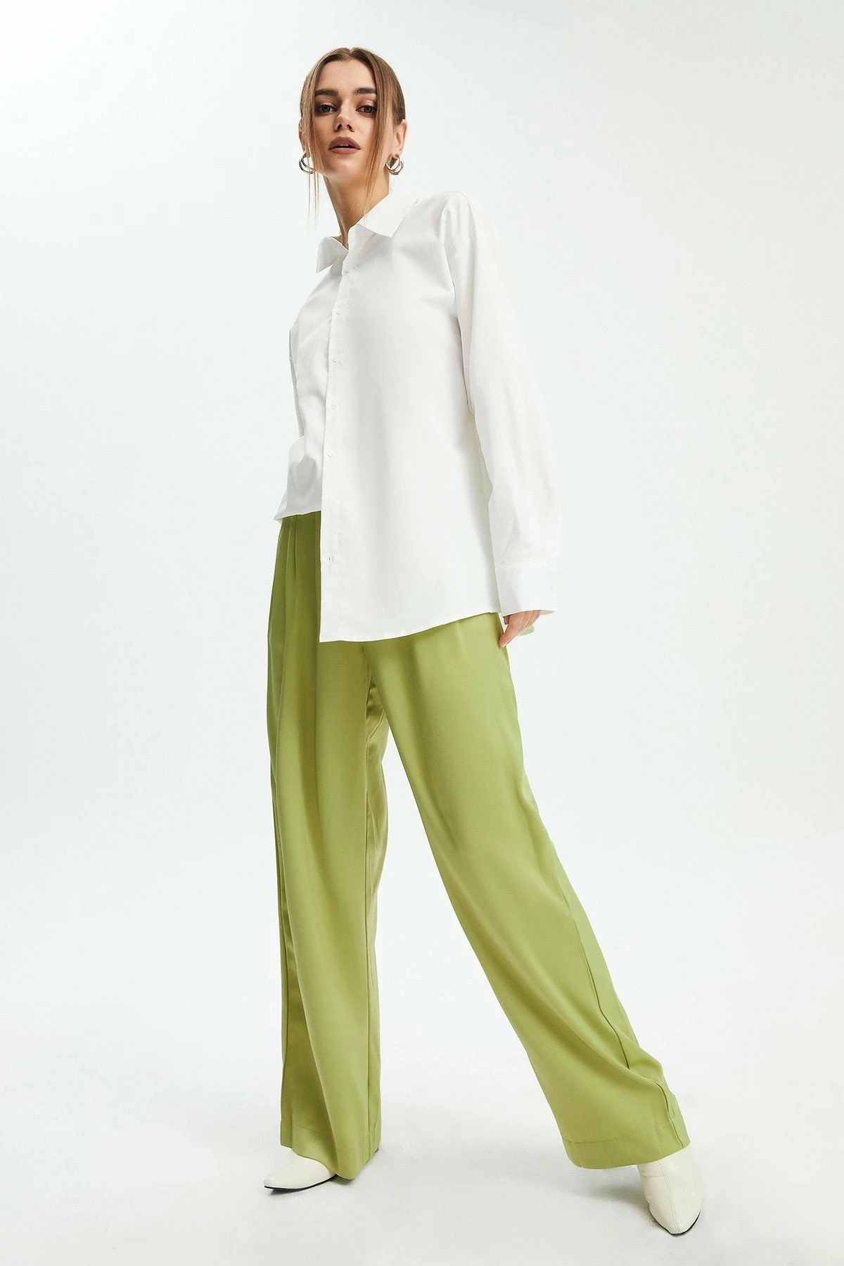 Solado Wide Leg Satin Casual Pants 10 Solado Wide Leg Satin Casual Pants - Image 8