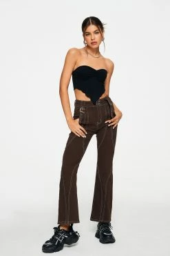 Solado Low Waist Top-stitching Buckled Decor Straight Leg Jeans -solado Sales Store jpeg 432d0698 16c2 4d40 8486 a7c19eab9ee8 1800x1800