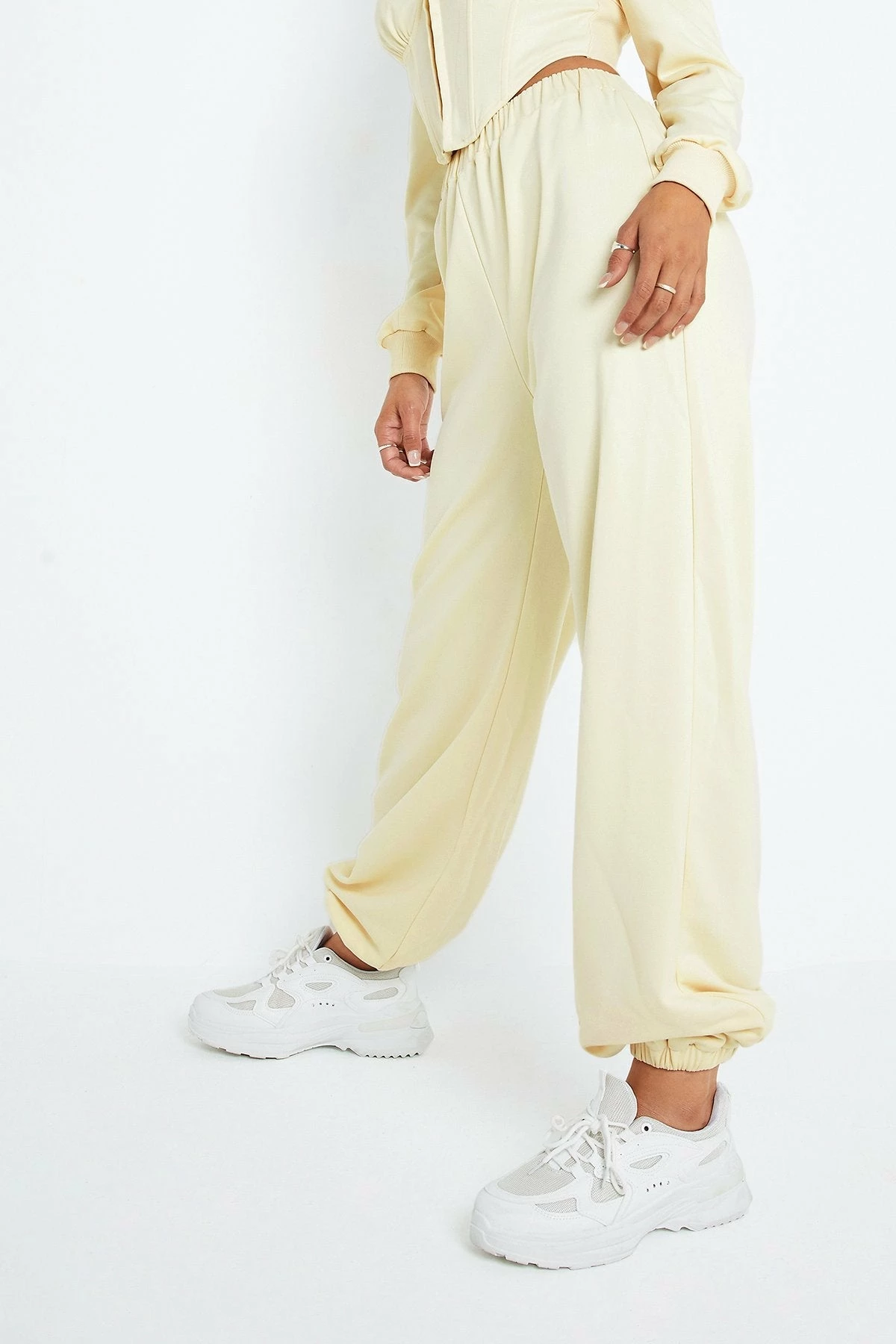 SOLADO High Elastic Waist Solid Sport Joggers 4 SOLADO High Elastic Waist Solid Sport Joggers - Image 2
