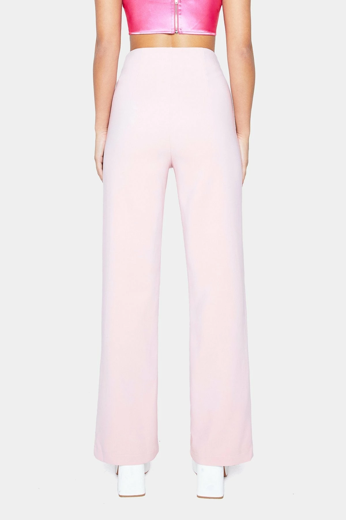 Solado High Waist Seam Detail Split Hem Straight Pants 9 Solado High Waist Seam Detail Split Hem Straight Pants - Image 7