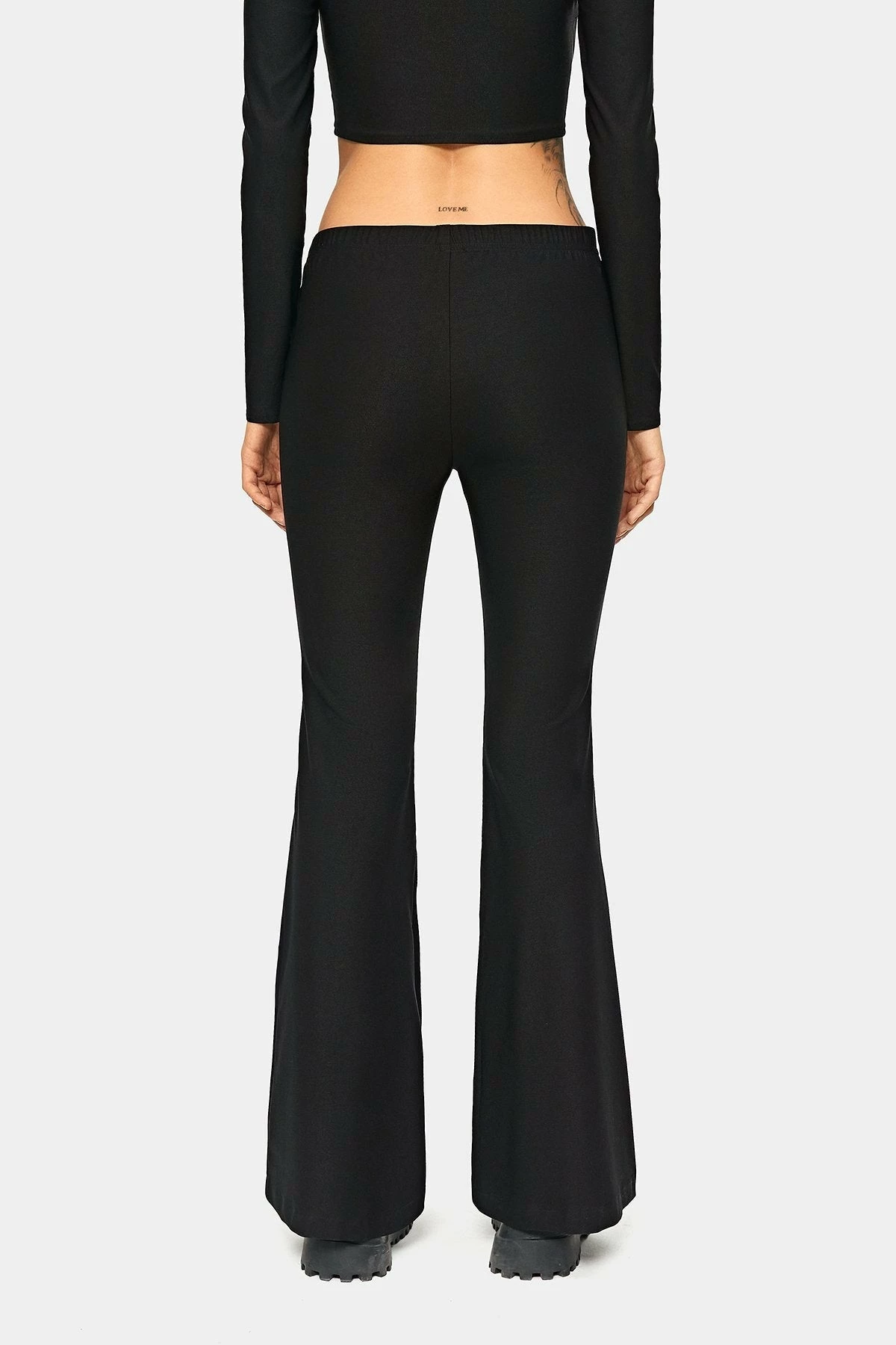 SOLADO Low Waist Clavus Decor Flared Pants 9 SOLADO Low Waist Clavus Decor Flared Pants - Image 7