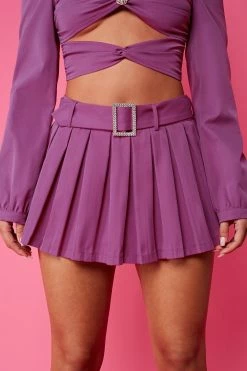 SOLADO Low Waist Pleated Mini Skirt With Rhinestone Decor Belt 14 SOLADO Low Waist Pleated Mini Skirt With Rhinestone Decor Belt -solado Sales Store jpeg 4fef9827 d429 442b 9884 df9c7a35b554 1800x1800