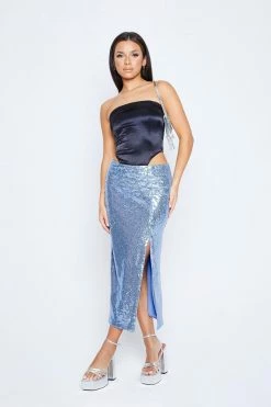 SOLADO Low Waist Split Hem Bodycon Sequin Maxi Skirt -solado Sales Store jpeg 50acd48a 4ae2 48d8 9012 8671778165ed 1800x1800