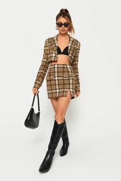 SOLADO High Waist Check Print Split Hem Mini Skirt 13 SOLADO High Waist Check Print Split Hem Mini Skirt -solado Sales Store jpeg 53137d48 7d39 42f9 9cde e6d33b3ffa18 1800x1800