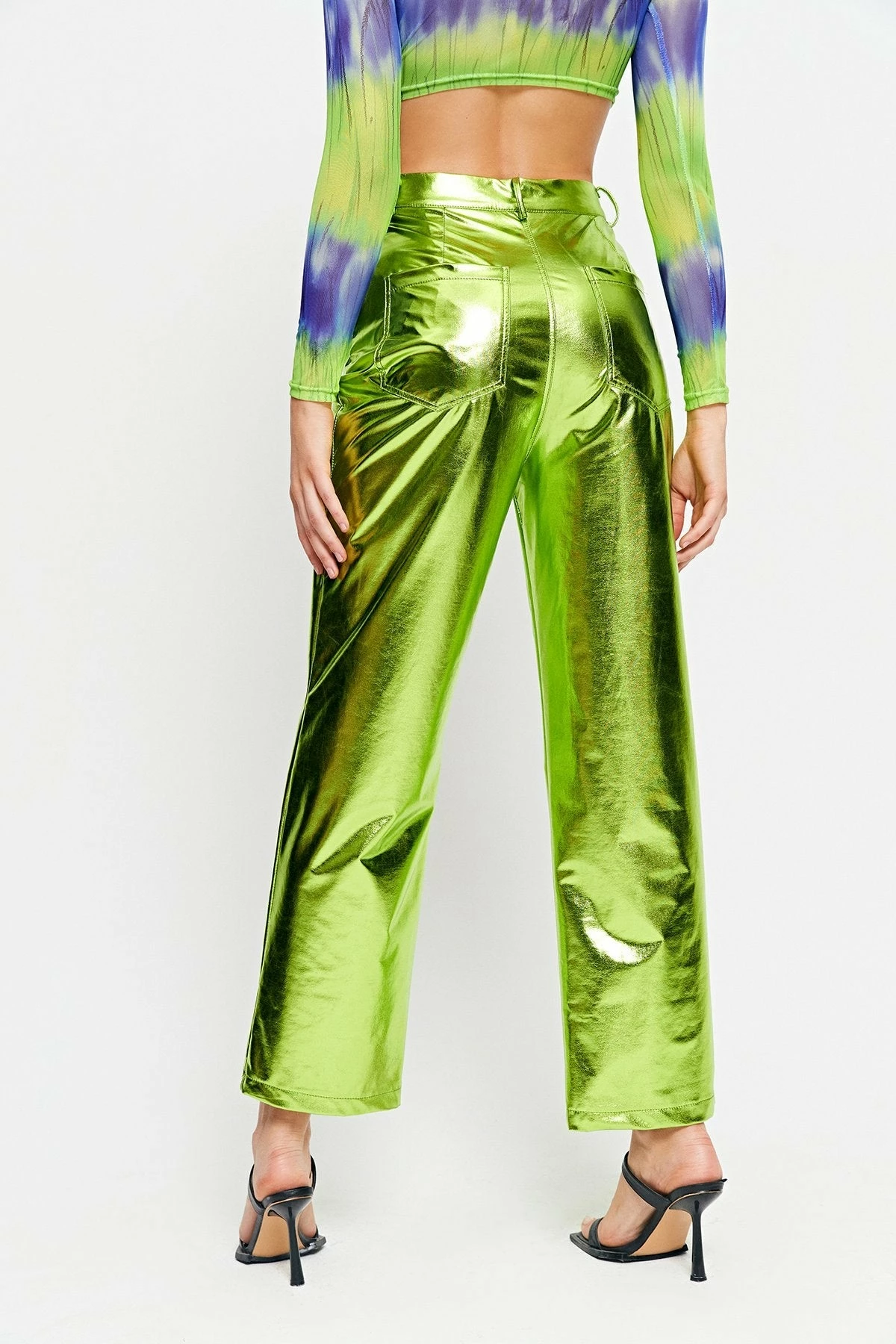 Solado High Waist Dual Pocket PU Leather Straight Pants 5 Solado High Waist Dual Pocket PU Leather Straight Pants - Image 3