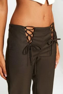 SOLADO Low Waist Lace Up Solid Straight Pants -solado Sales Store jpeg 56863e07 cc43 4f22 94cd 0689fb895d13 1800x1800