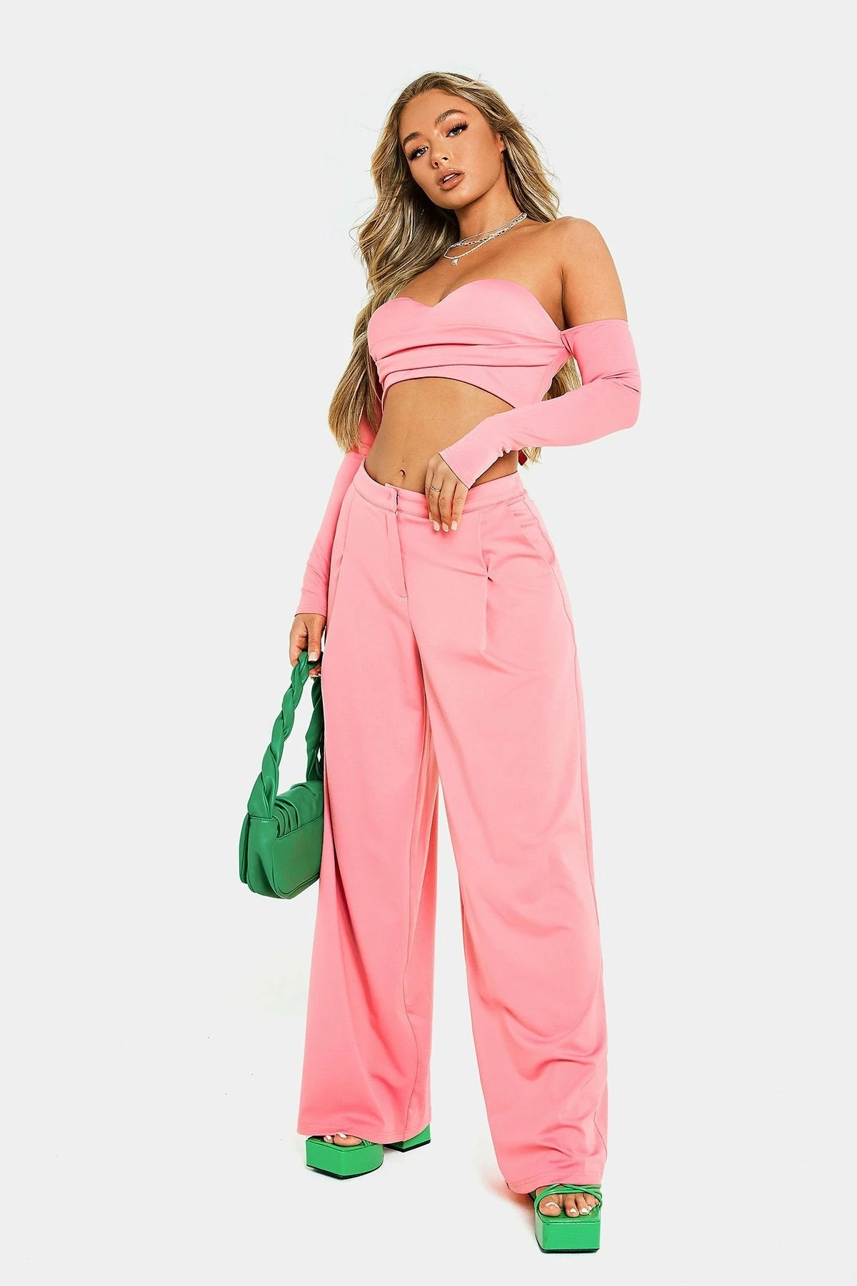 SOLADO High Waist Dual Pocket Draped Wide Leg Pants 7 SOLADO High Waist Dual Pocket Draped Wide Leg Pants - Image 5