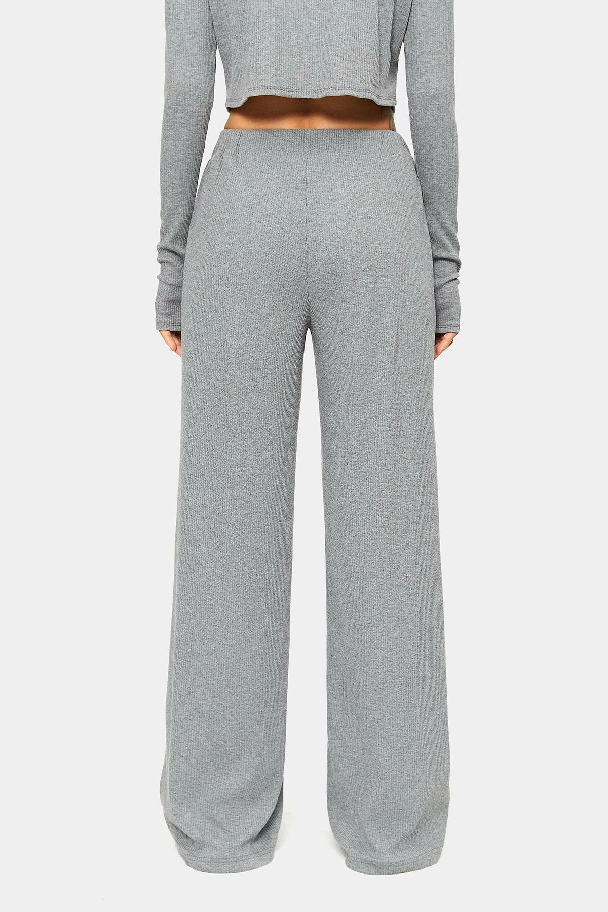 SOLADO High Waist Ribbed Draped Solid Straight Pants 9 SOLADO High Waist Ribbed Draped Solid Straight Pants - Image 7