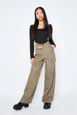 SOLADO Check Print Cut Out Pocket Patched Straight Pants -solado Sales Store jpeg 641a8cc6 536c 48b5 8f1e 927b9b72d236 1800x1800