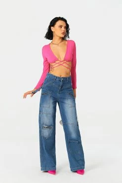 Solado Low Waist Zipper Decor Pocket Patched Straight Pants 10 Solado Low Waist Zipper Decor Pocket Patched Straight Pants -solado Sales Store jpeg 66f6677d b623 4270 a25f 69fd56fe8a07 1800x1800