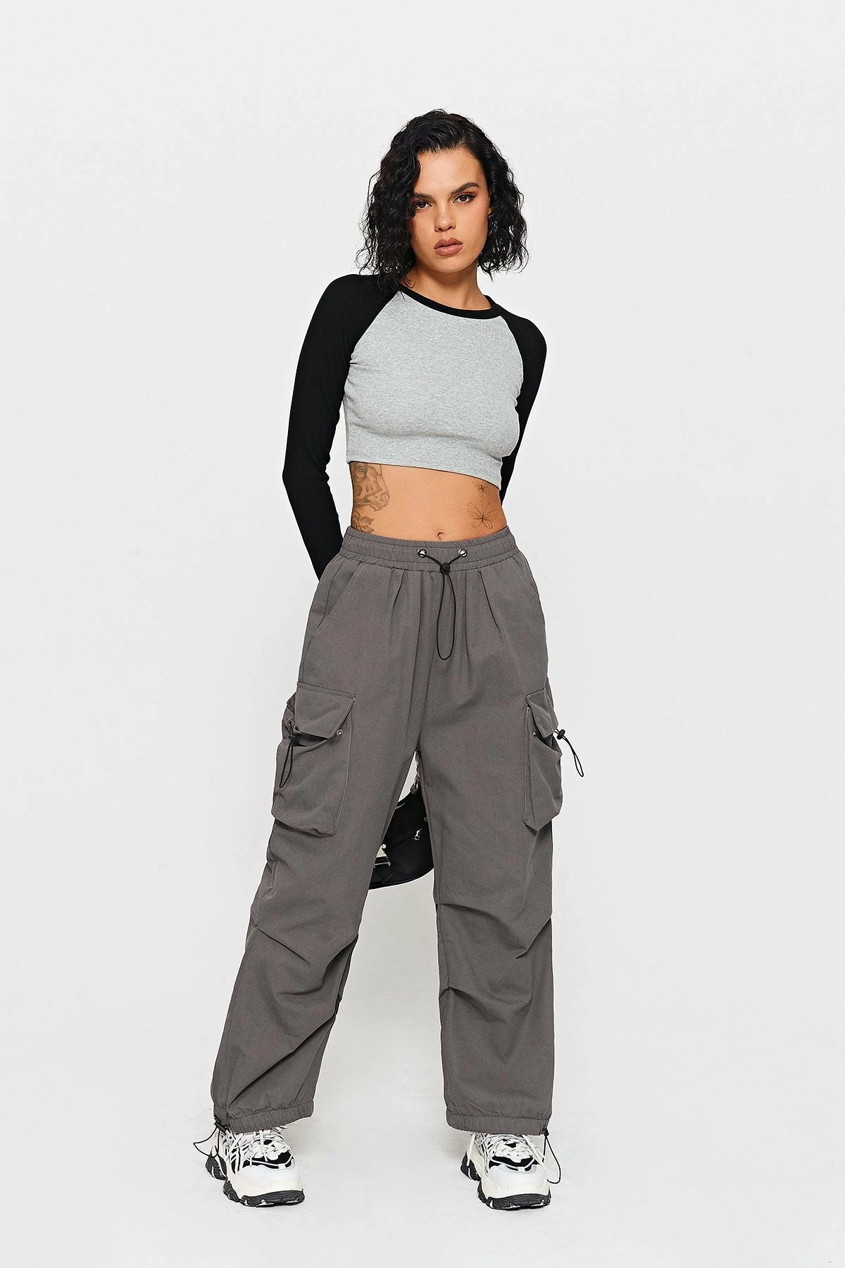 Solado Pocket Patched Drawstring Ruched Wide Leg Pants 7 Solado Pocket Patched Drawstring Ruched Wide Leg Pants - Image 5