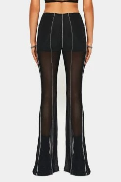 SOLADO Top-stitching Split Hem Mesh Flared Pants -solado Sales Store jpeg 775c811f cc78 4104 a24b df6c299ef22b 1800x1800