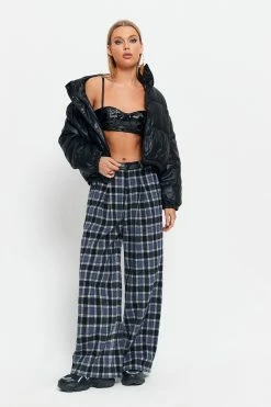 SOLADO Low Waist Check Print PU Leather Splicing Straight Pants 13 SOLADO Low Waist Check Print PU Leather Splicing Straight Pants -solado Sales Store jpeg 7ca2980b 9244 4879 855c 1e6d8f50a623 1800x1800