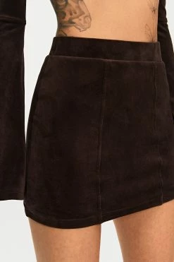 SOLADO Velvet High Waist Bodycon Solid Mini Skirt -solado Sales Store jpeg 7dfb21f1 71ea 4b7c b127 973be161c24a 1800x1800