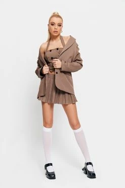 SOLADO Low Waist Solid Pleated Mini Skirt -solado Sales Store jpeg 85d714b6 4d1e 4e31 9228 b9ae9313c138 1800x1800