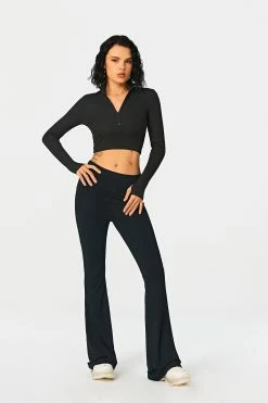 SOLADO Modal Low Waist Solid Draped Flared Pants -solado Sales Store jpeg 868e0135 af48 48f3 9ac2 44195d15a936 1800x1800