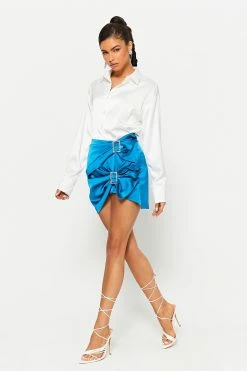 SOLADO Satin Rhinestone Buckled Decor Ruched Mini Skirt -solado Sales Store jpeg 8a77138d 45c4 4b56 a74e 39fe48fa9f9a 1800x1800