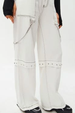 Solado Low Waist Top-stitching Chain Decor Wide Leg Jeans -solado Sales Store jpeg 8e520086 0f46 4887 a55d 233873d675a7 1800x1800