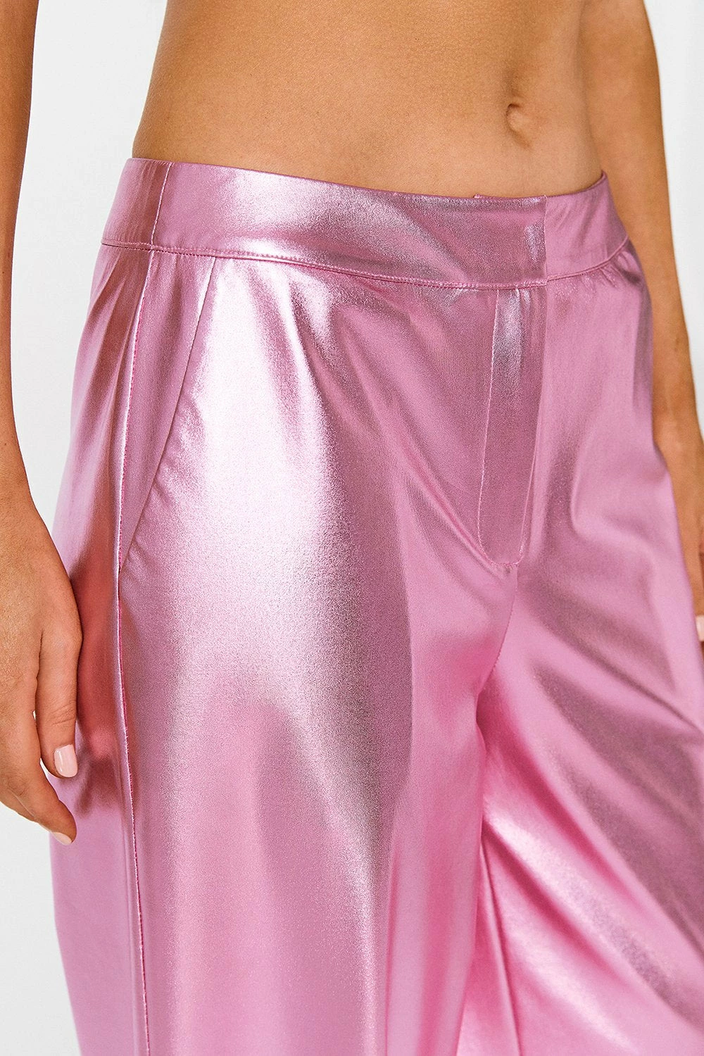 SOLADO Vinyl Low Waist Sheen Wide Leg Pants 7 SOLADO Vinyl Low Waist Sheen Wide Leg Pants - Image 5