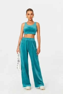 SOLADO High Waist Drawstring Draped Velvet Straight Pants -solado Sales Store jpeg 935e173a 3380 4435 b0f7 aa5f18fce2bf 1800x1800