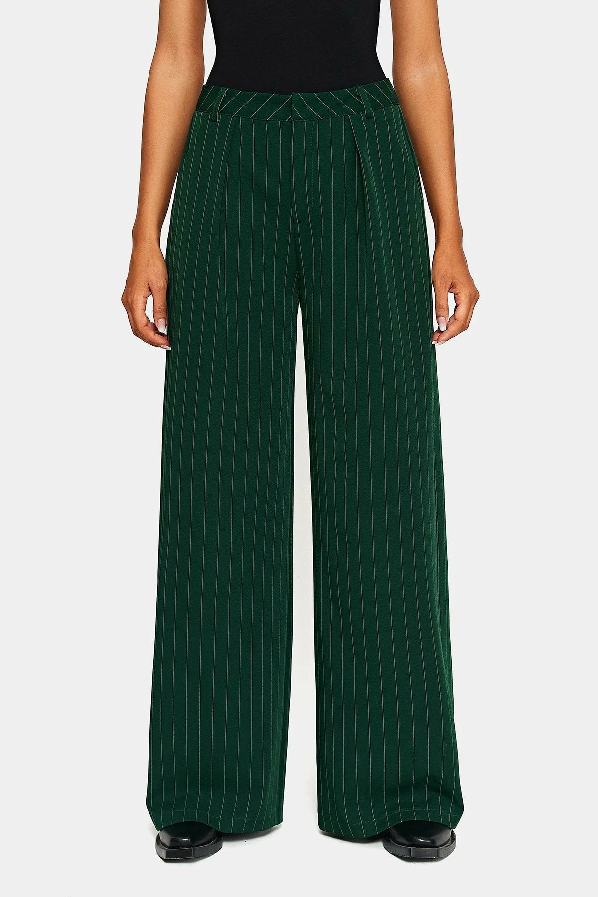 SOLADO Low Waist Striped Print Dual Pocket Wide Leg Pants 8 SOLADO Low Waist Striped Print Dual Pocket Wide Leg Pants - Image 6
