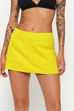 SOLADO Low Waist Pocket Patched Cargo Mini Skirt