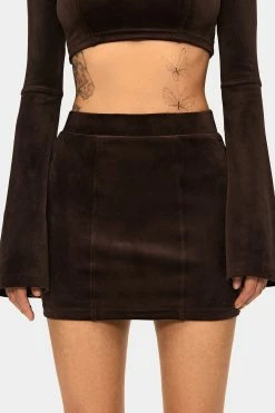 SOLADO Velvet High Waist Bodycon Solid Mini Skirt -solado Sales Store jpeg aae00e5b 90c8 4e62 9a0c 4d976dc27e15 1800x1800