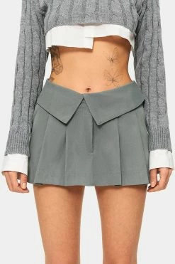 SOLADO Lapel Waist Pleated Dual Pocket A-Line Mini Skirt -solado Sales Store jpeg b404ebf5 36e3 4818 96bd d4ed6ef4a8e0 1800x1800