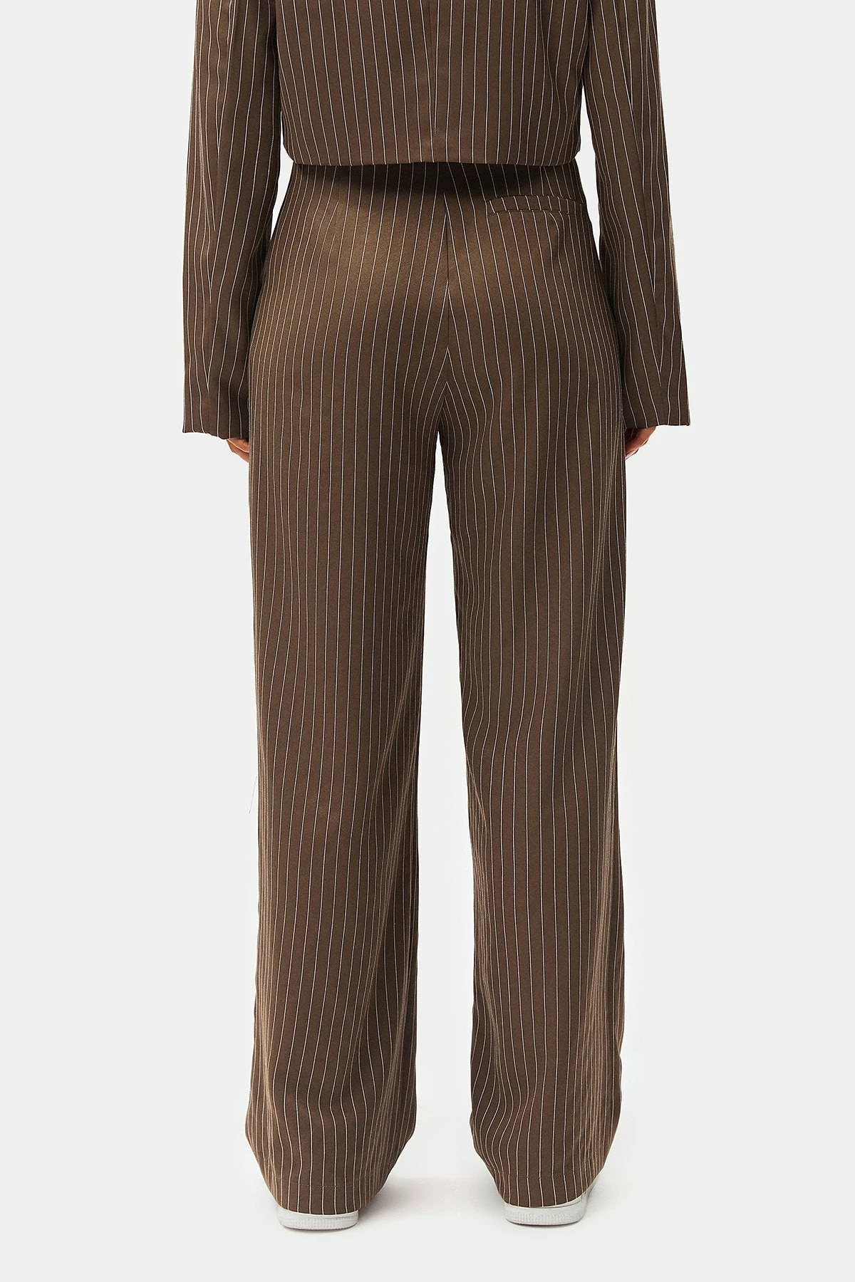 SOLADO Low Waist Stripe Print Dual Pocket Suit Pants 10 SOLADO Low Waist Stripe Print Dual Pocket Suit Pants - Image 8