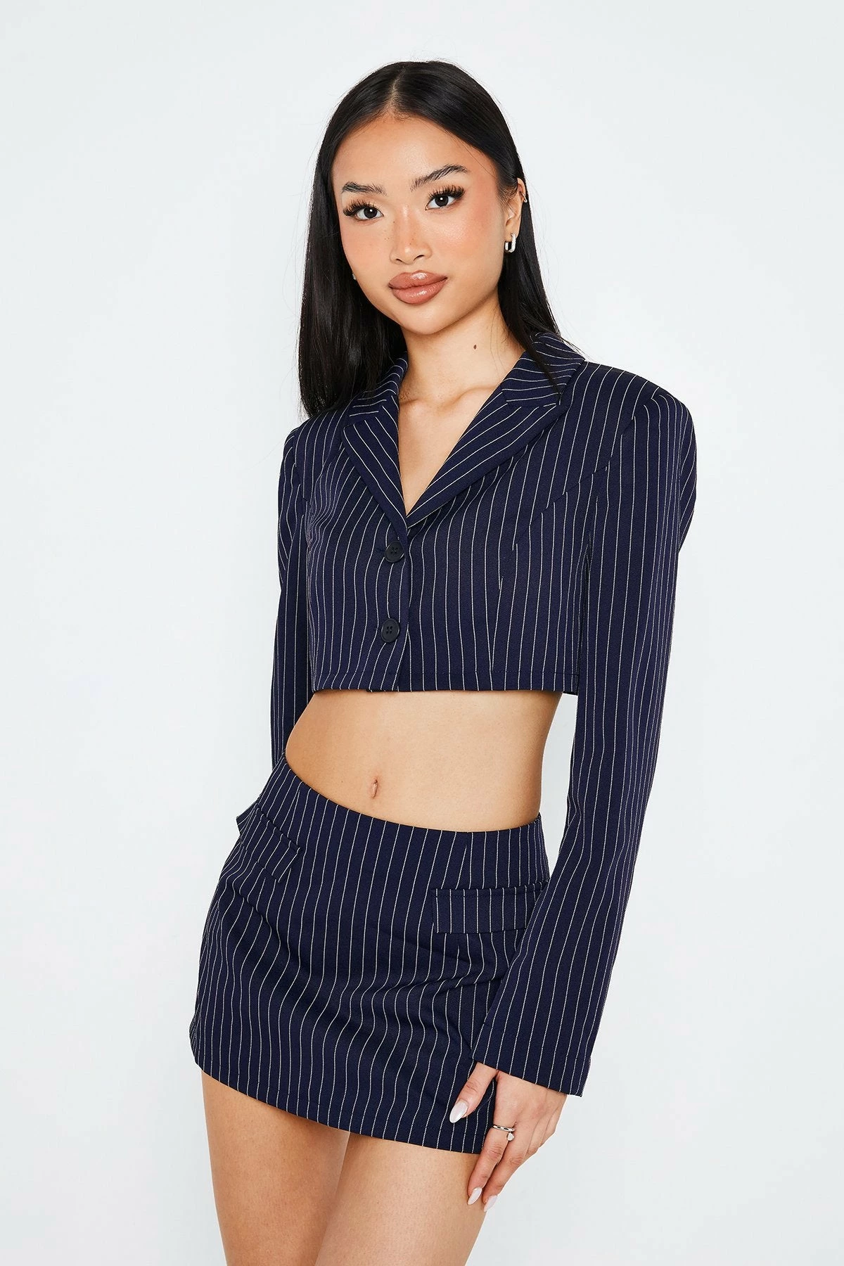 SOLADO Low Waist Striped Print A-Line Mini Skirt 4 SOLADO Low Waist Striped Print A-Line Mini Skirt - Image 2