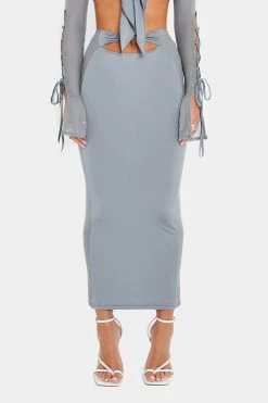 SOLADO Twist Front Cut Out Mesh Splicing Maxi Skirt -solado Sales Store jpeg de566ffa b1ec 4d5a 96b0 add626614ffb 1800x1800